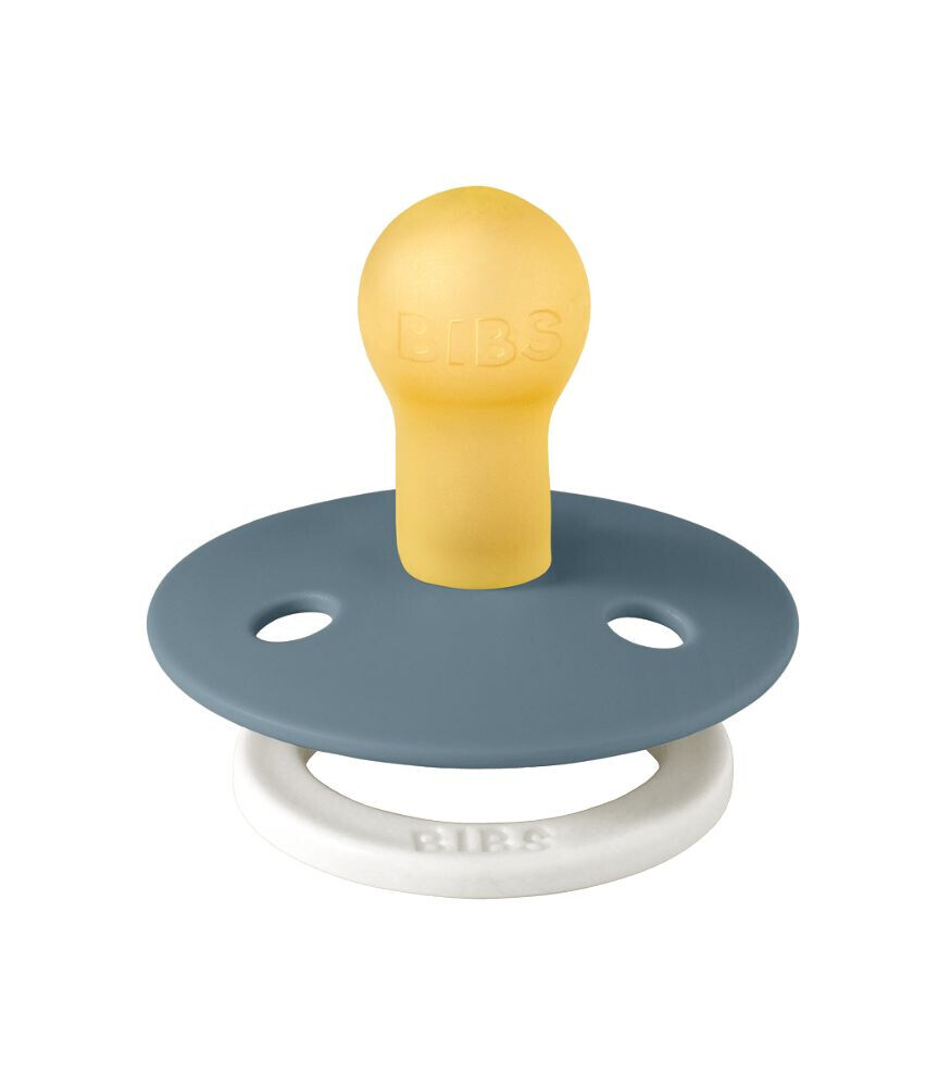 لهاية مطاطية ملونة من بيبس للأطفال من عمر 0 ​​إلى 6 أشهر - لون بترولي متوهج - 2