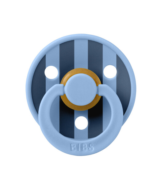 لهاية مطاطية ملونة من بيبس ستوديو، من عمر 0 ​​إلى 6 أشهر، لون أزرق سماوي - 1