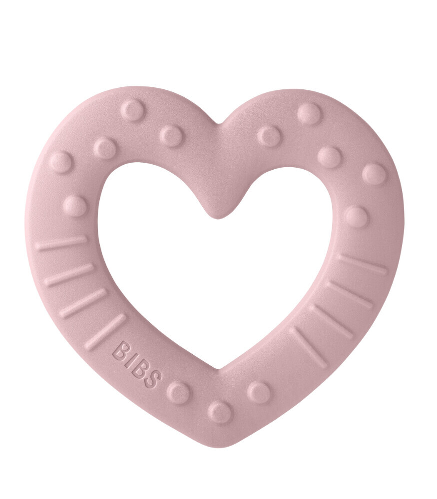 Bibs Baby Bitie Diş Kaşıyıcı Heart - Pink Plum - 1