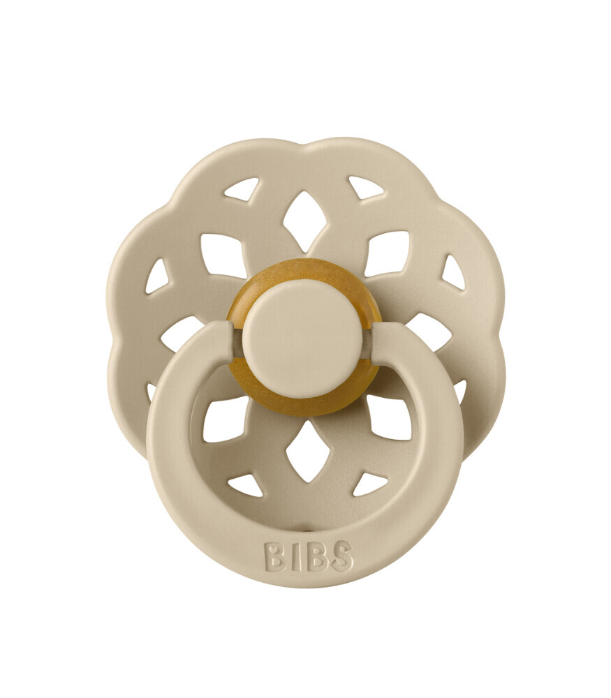 Bibs Boheme Kauçuk Emzik 6-18 Ay Vanilla - 1