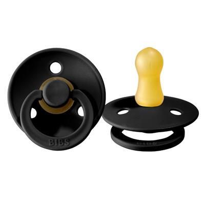 Bibs Colour Kauçuk Emzik 0-6 Ay Black - 1