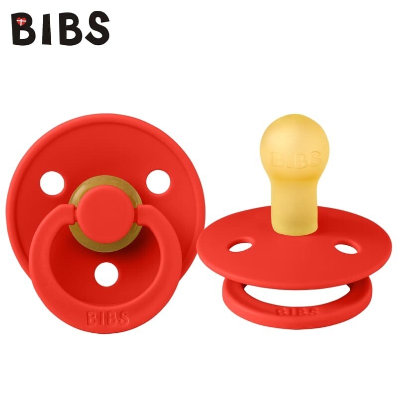 Bibs Colour Kauçuk Emzik 0-6 Ay Candy Apple - 3