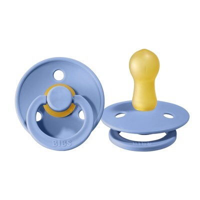 Bibs Colour Kauçuk Emzik 6-18 Ay Sky Blue - 1