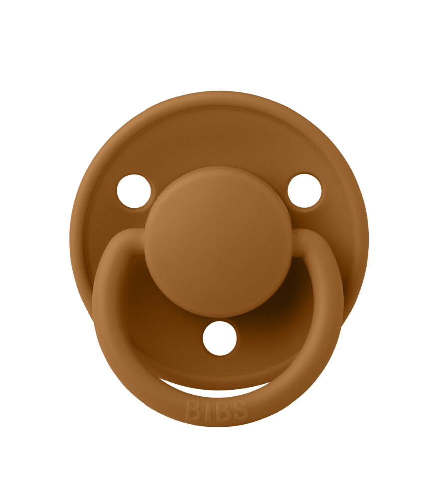 Bibs De Lux Kauçuk Emzik 0-6 Ay Caramel - 1