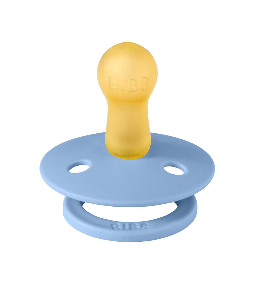 Bibs Studio Colour Block Kauçuk Emzik 6-12 Ay Sky Blue - 2