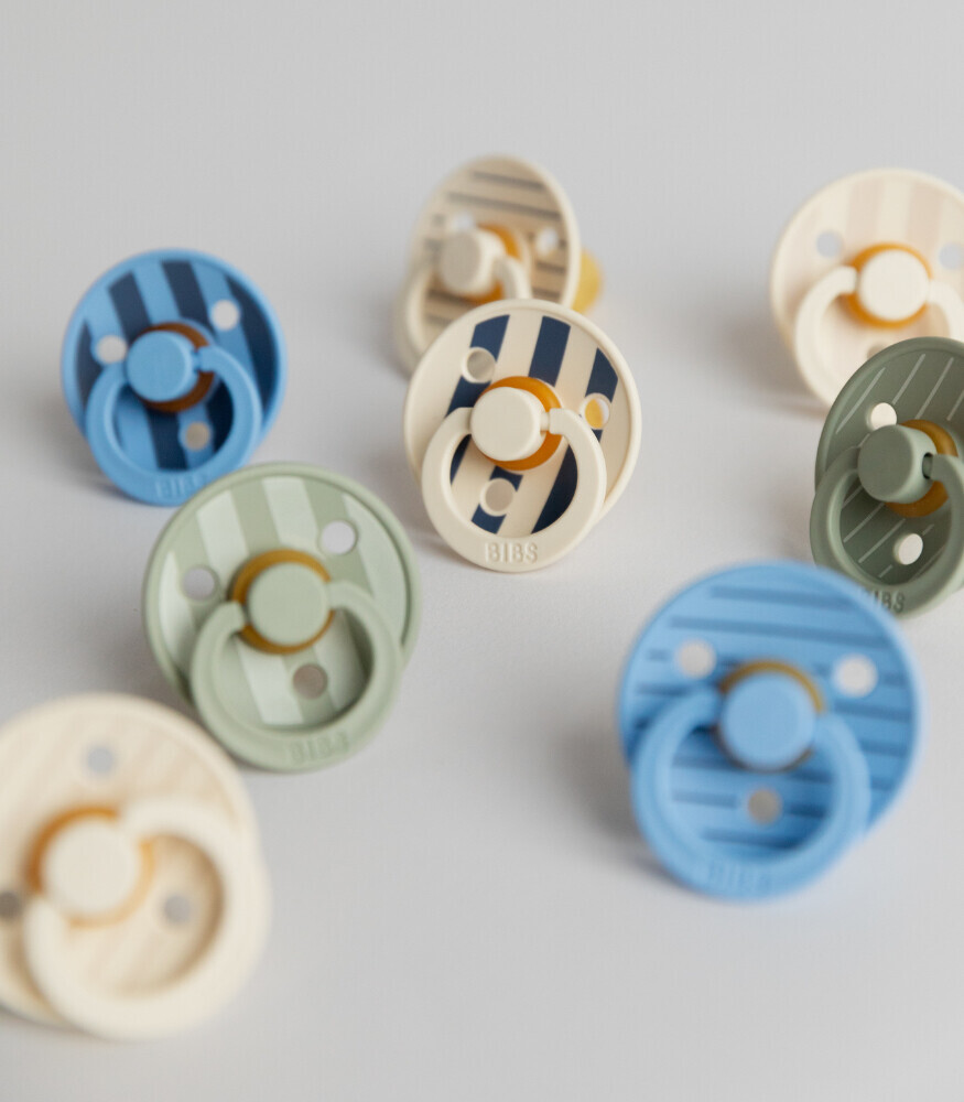 Bibs Studio Colour Pin Kauçuk Emzik 0-6 Ay Sage - 3