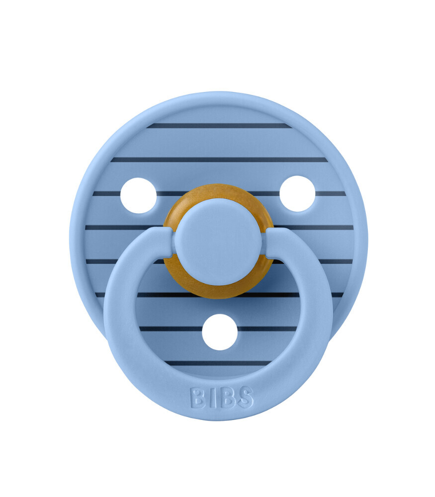 Bibs Studio Colour Pin Kauçuk Emzik 0-6 Ay Sky Blue - 1