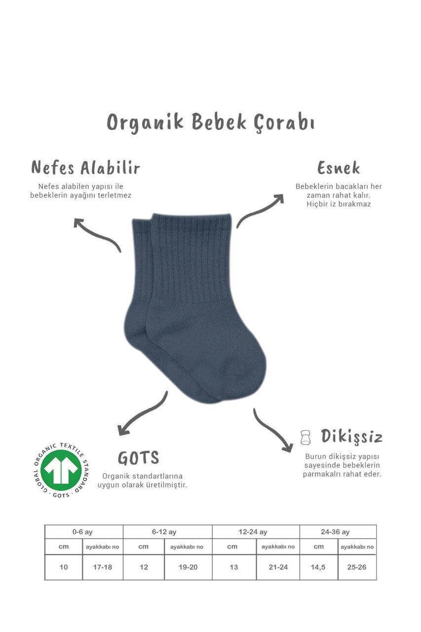 Bistyle 5'Li Penye Kaymaz Düz Soket Çorap 10121 Yeşil - 6