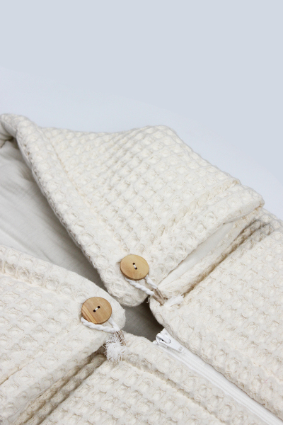 Bistyle Fermuarlı Natural Life Pike Battaniye Girl 70113 Ekru - 2