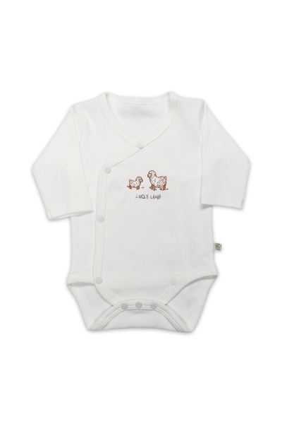 ربطة عنق طويلة الأكمام من Bistyle Curly Lamb Body 17111 بيج أزرق فاتح - Bistyle