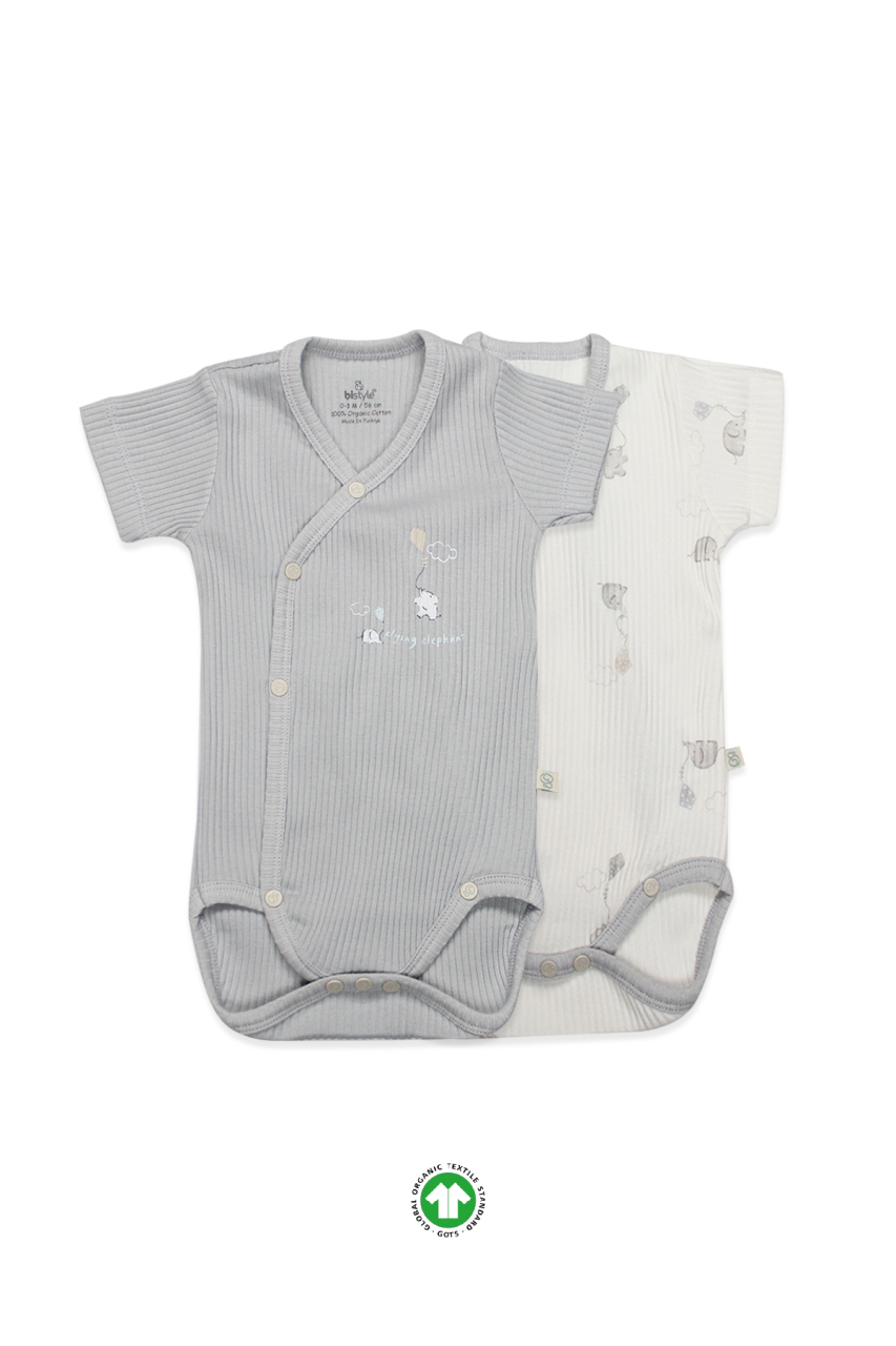 بادي بيستايل فلاينج إليفانت نصف كم من قطعتين 17117 إيكرو جراي - 1