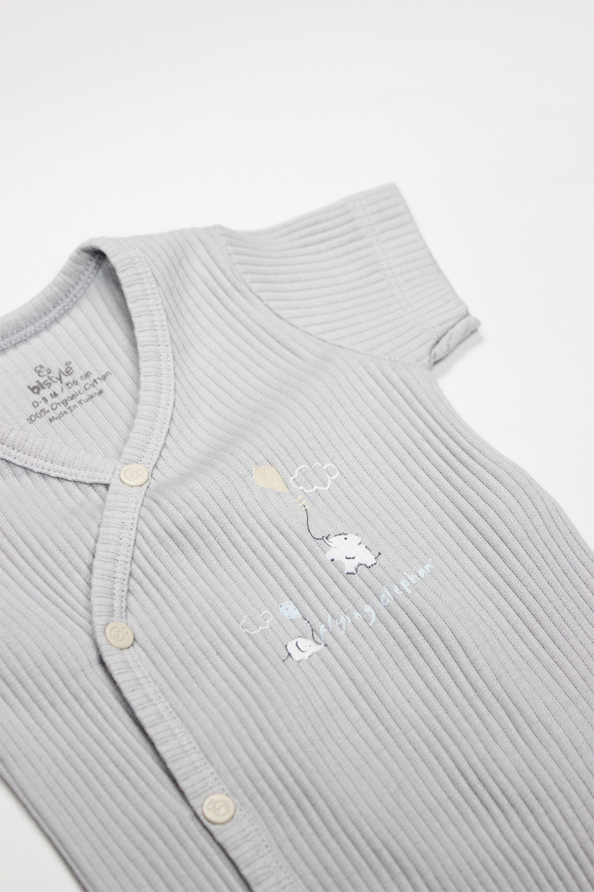 بادي بيستايل فلاينج إليفانت نصف كم من قطعتين 17117 إيكرو جراي - 2