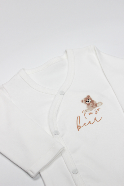 Bistyle I Am So Bear Uzun Kol Badi 17107 بيج إكرو - 2