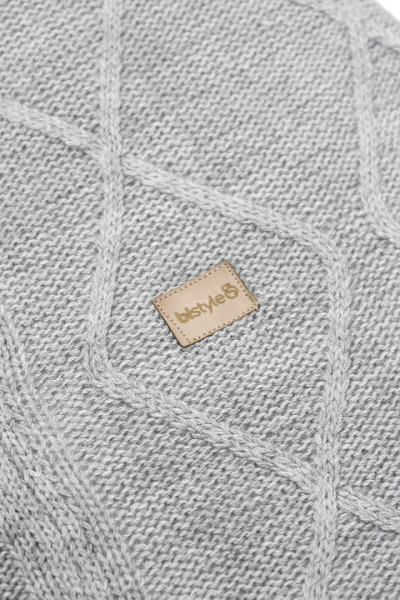 Bistyle Baby İn Swadding Triko Kundak 75108 Gri - 3