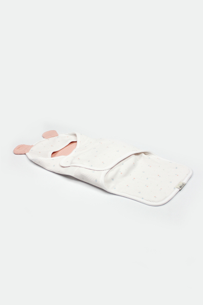 Bistyle Bloom White Organik Bel Destekli Kundak 75103 Ekru Gül Kurusu - 1