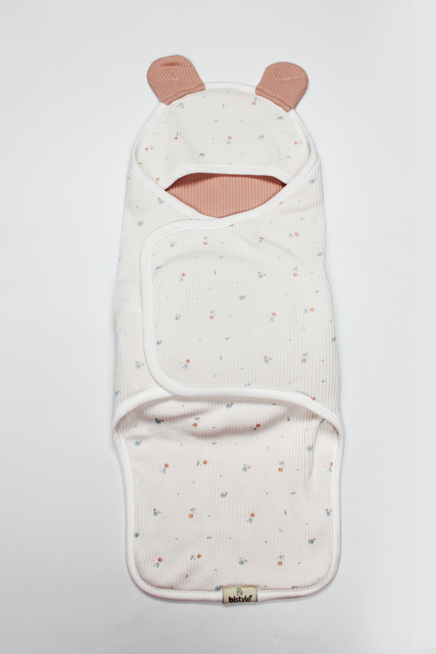 Bistyle Bloom White Organik Bel Destekli Kundak 75103 Ekru Gül Kurusu - 4