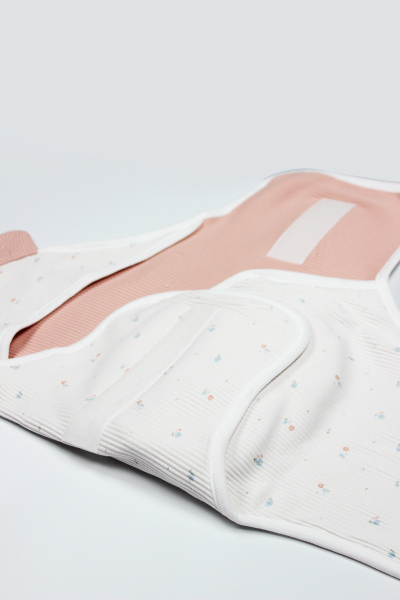 Bistyle Bloom White Organik Bel Destekli Kundak 75103 Ekru Gül Kurusu - 5