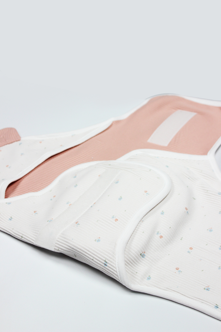 Bistyle Bloom White Organik Bel Destekli Kundak 75103 Ekru Gül Kurusu - 5