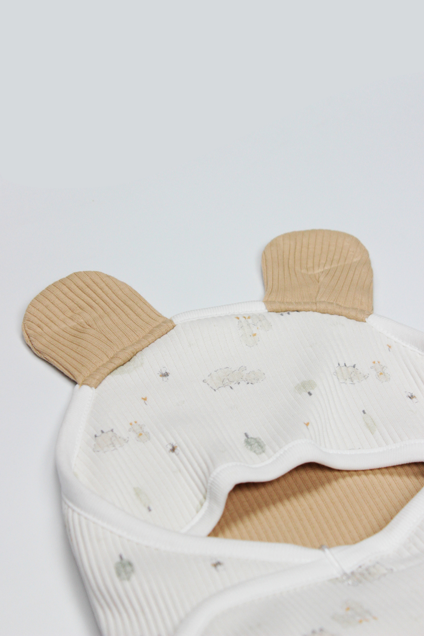 Bistyle Always Dream Organik Bel Destekli Kundak 75101 Ekru Gri Siyah - 3