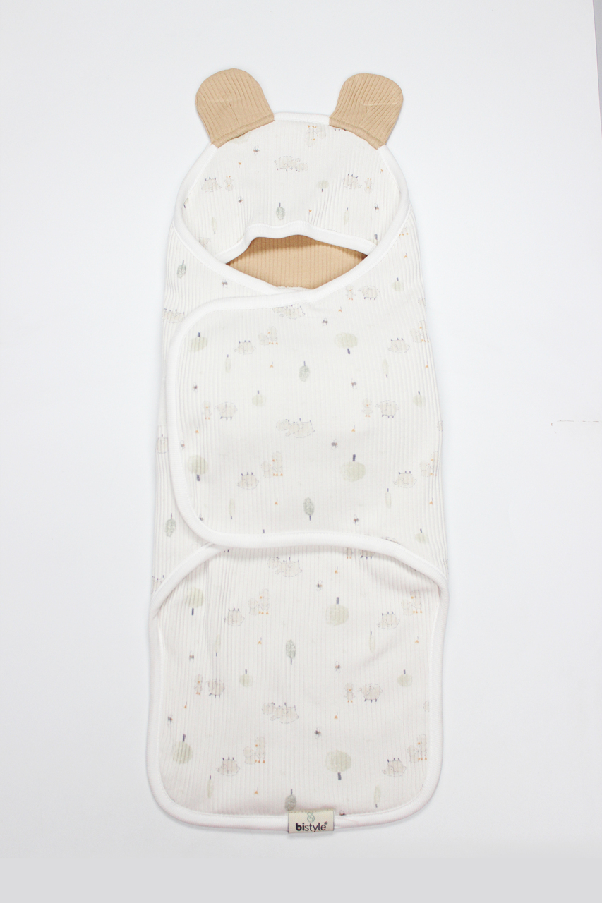 Bistyle Always Dream Organik Bel Destekli Kundak 75101 Ekru Gri Siyah - 4