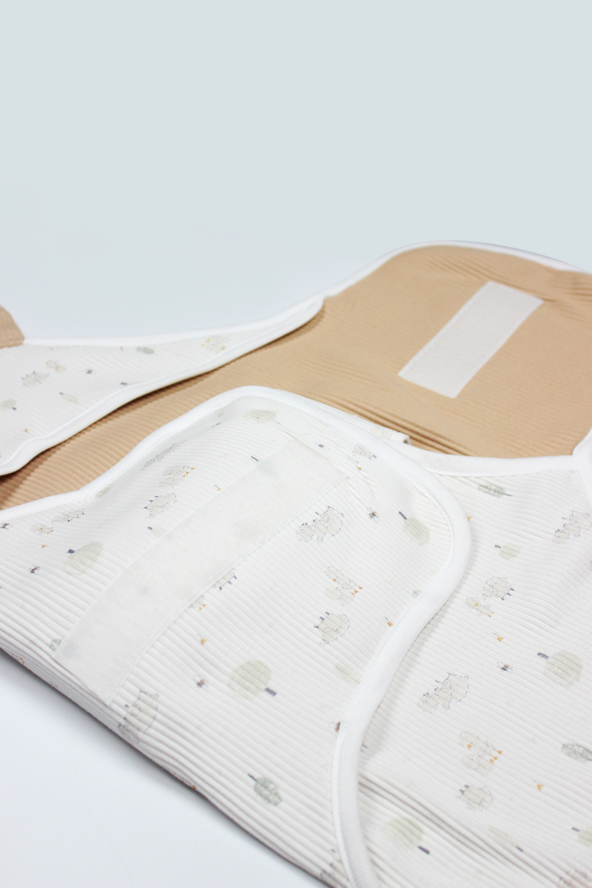 Bistyle Always Dream Organik Bel Destekli Kundak 75101 Ekru Gri Siyah - 5