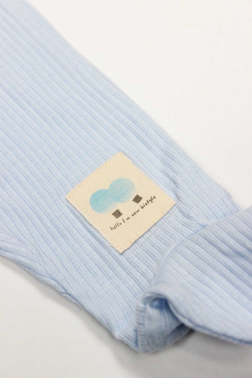 بنطلون ثنائي النمط من قماش البالونات الطائرة ذو الأقدام BS16122 أزرق - 4