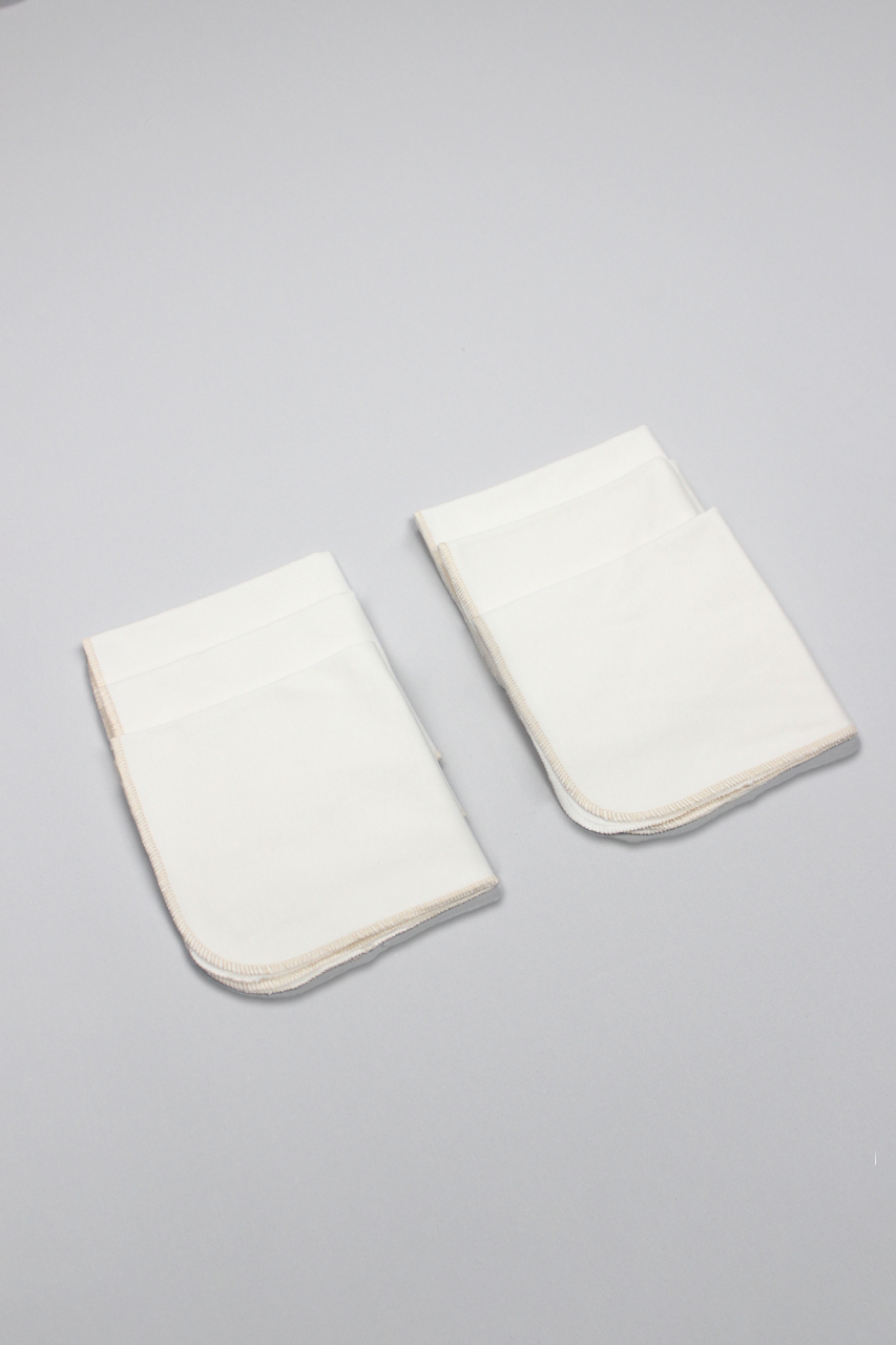 مناديل بيستايل العضوية 28 × 28 من القطن الممشط 6 قطع 90103 بيج فاتح - 3