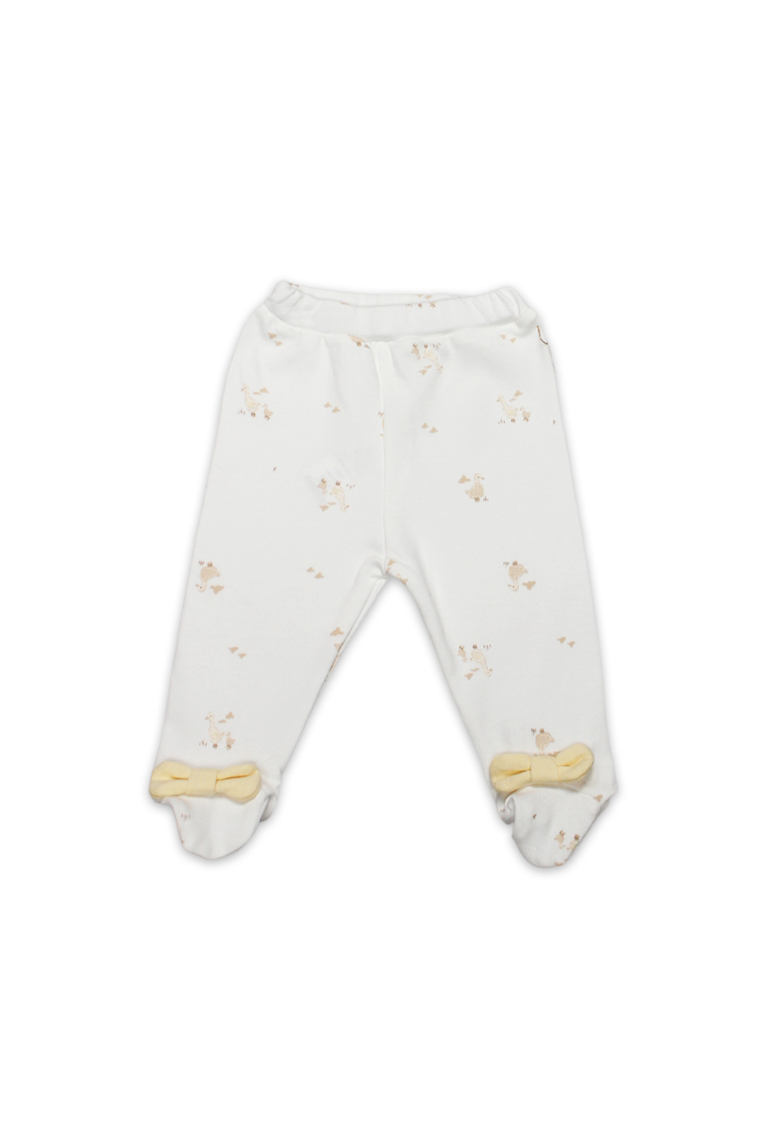 الجزء السفلي من حذاء Bistyle Welcome Baby Duck رقم 16107 أصفر-بيج فاتح - 1