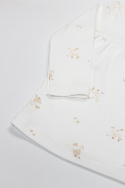 طقم من قطعتين بتصميم Bistyle Welcome Baby Duck 14104 أصفر - 4