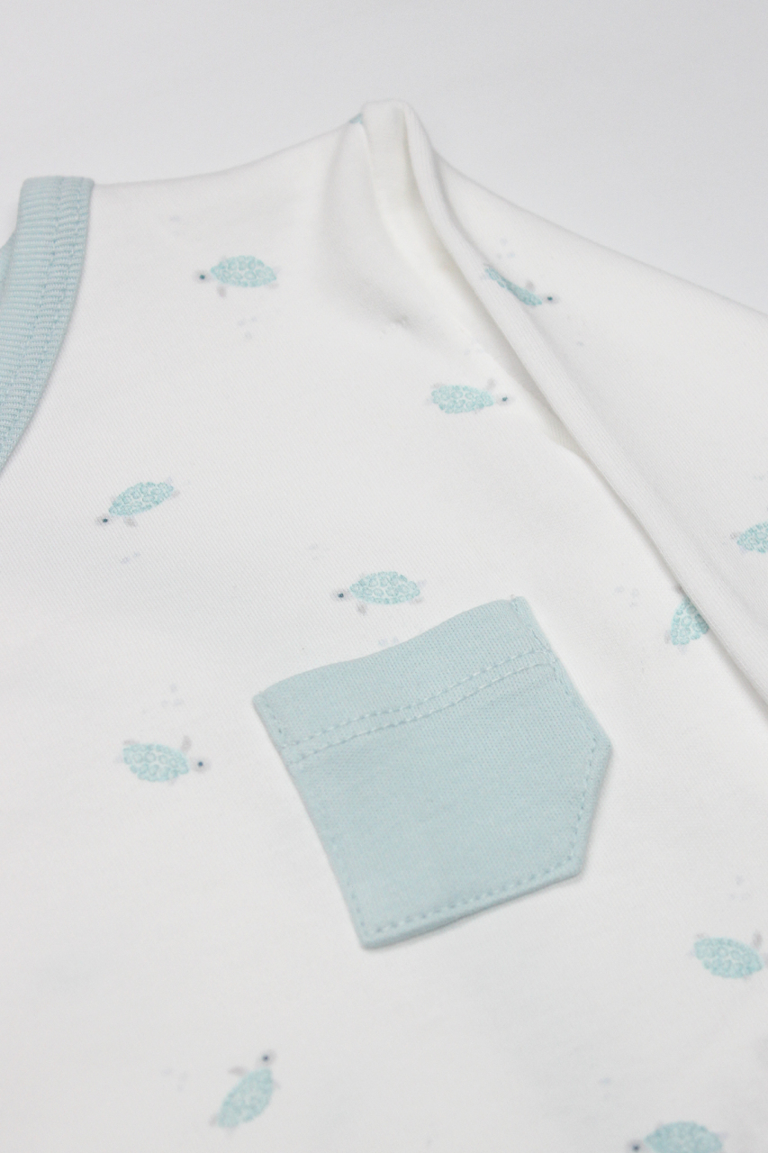 بدلة جسم ثنائية التصميم من 3 قطع Hello World 13105 Mint - 3