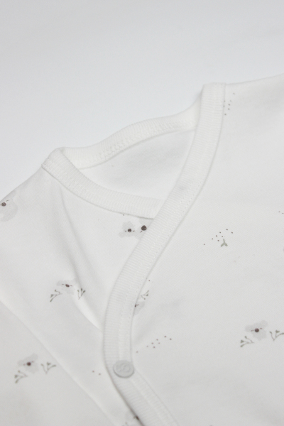 طقم بدلة جسم من 3 قطع بتصميم بيستايل من ليتل كوالا 13109 رمادي - 3