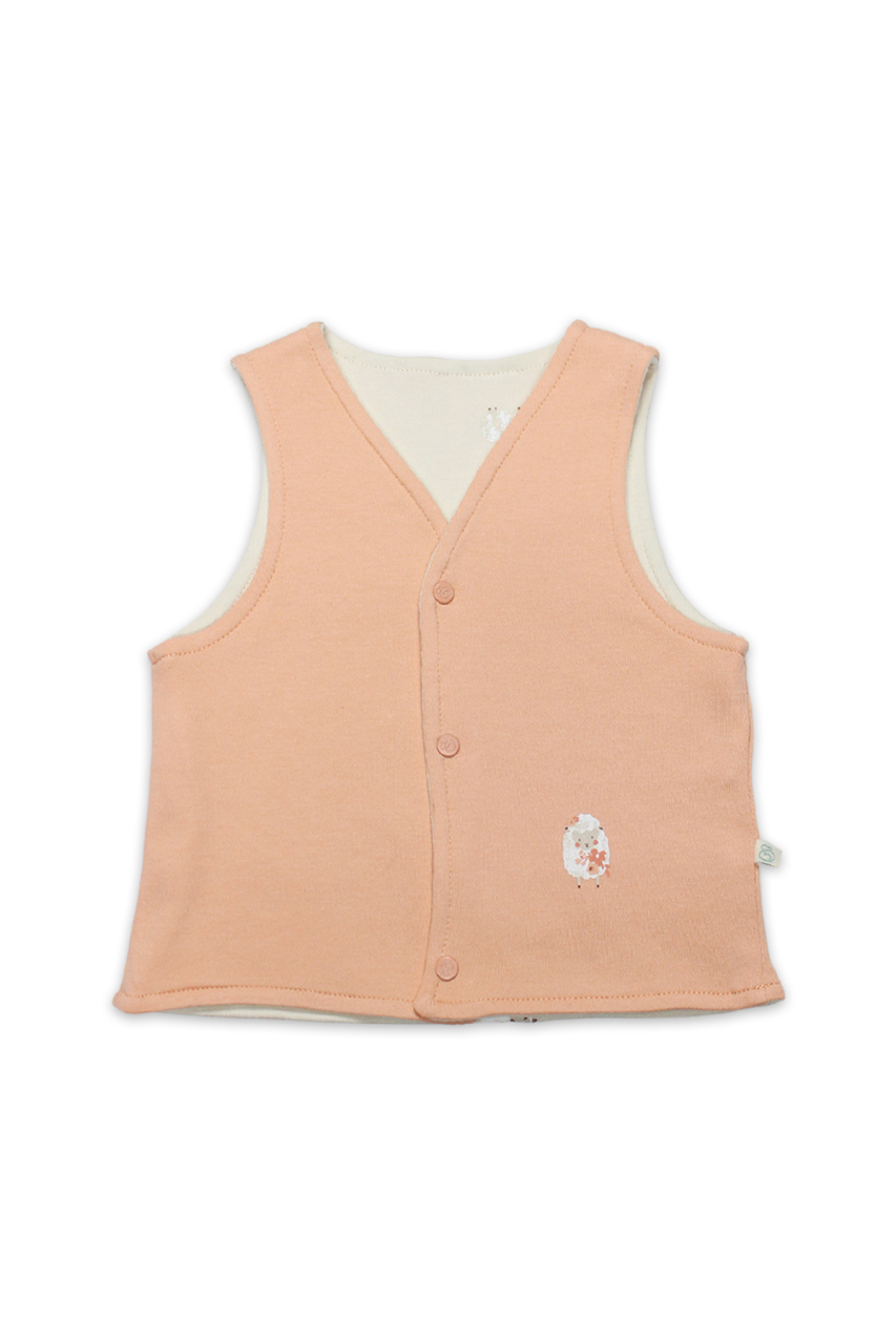 سترة ثنائية الجوانب من Bistyle، ناعمة وجميلة، 18106 بيج - 1