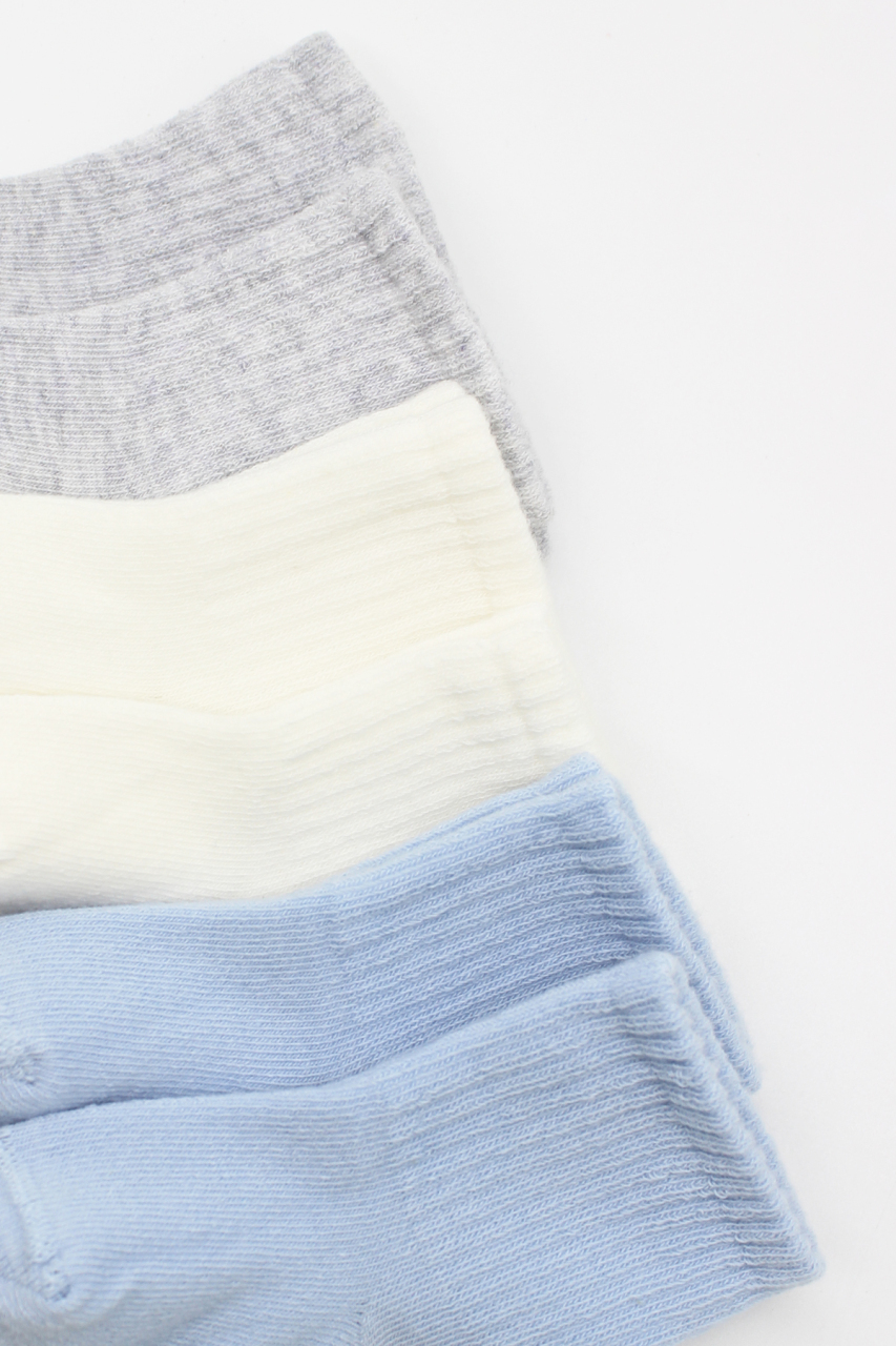 جوارب كاحل سادة من القطن الممشط من بيستايل، عبوة من 6 قطع، لون أزرق فاتح BS6002 - 5