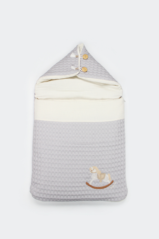 Bistyle Natural Life Boy Organik Pike Portbebe 75105 Gri - 1