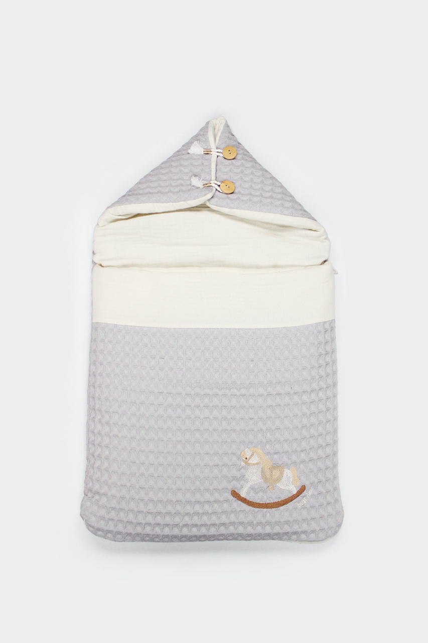 Bistyle Natural Life Boy Organik Pike Portbebe 75105 Gri - 1