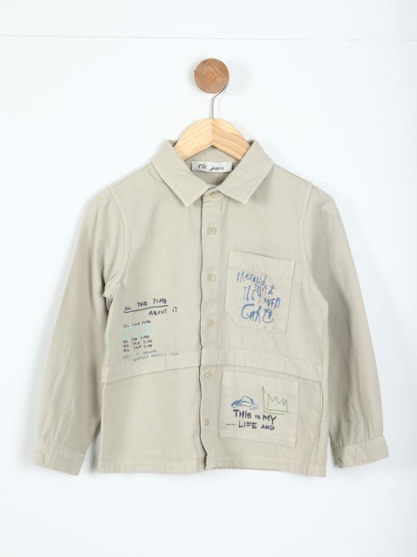 boy shirt 4-8 years 48546 - NK KİDS