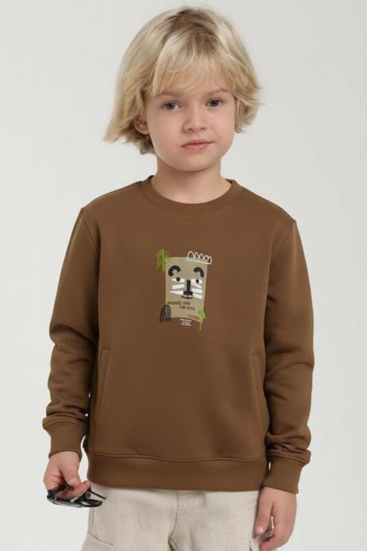 boy sweatshirt 1-4 years old 49602 - NK KİDS