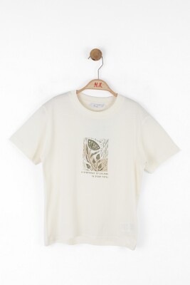 Erkek Çocuk Tişort 1-4 Yaş 48618 Ekru - 5