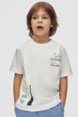 boy t-shirt 4-8 years old 48545 - NK KİDS