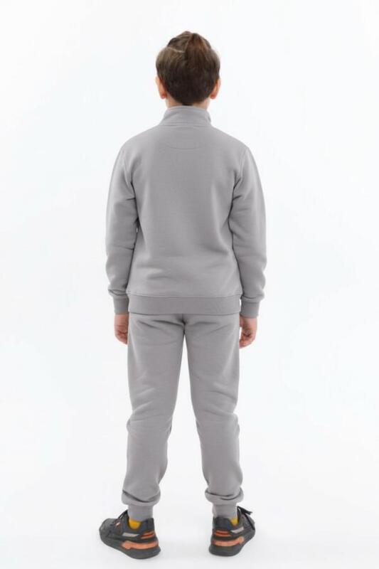 Erkek Çocuk Eşofman Takım 6-10 Yaş 1009 Gri - Damasqino