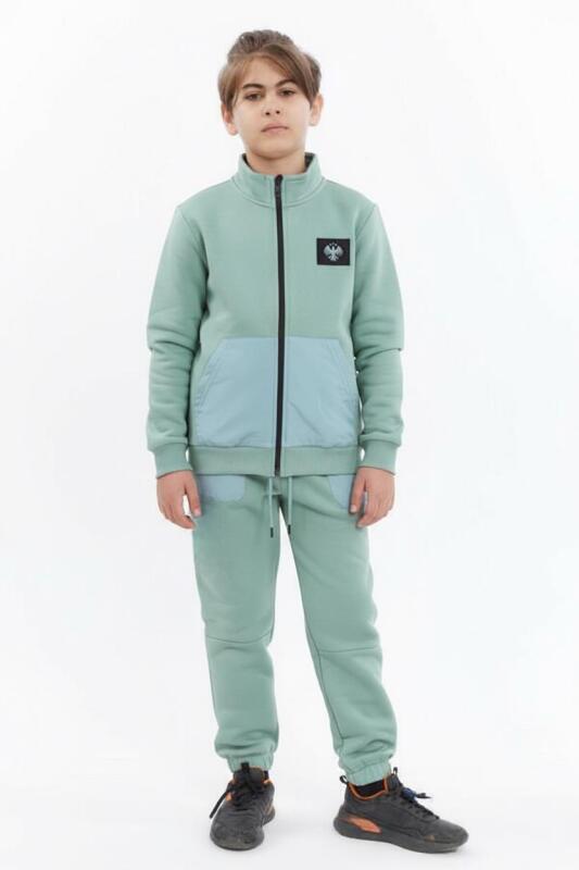 Erkek Çocuk Eşofman Takım 6-10 Yaş 1009 Mint - Damasqino