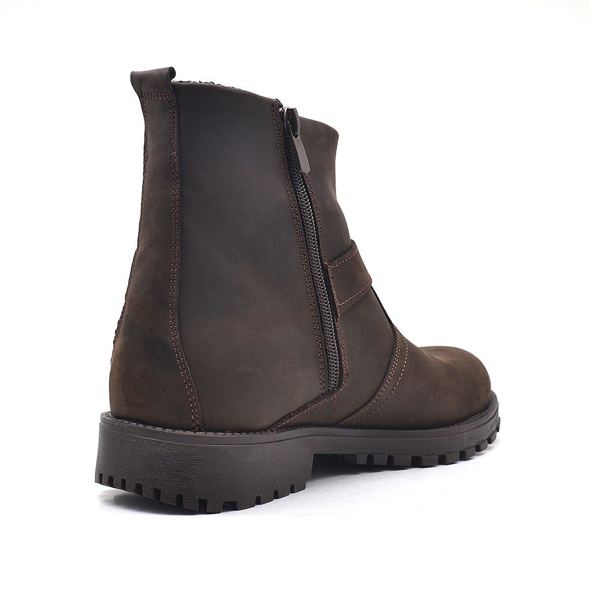 Rakerplus Chiron Hakiki Deri Fermuarlı Kışlık Çocuk Botu - 3