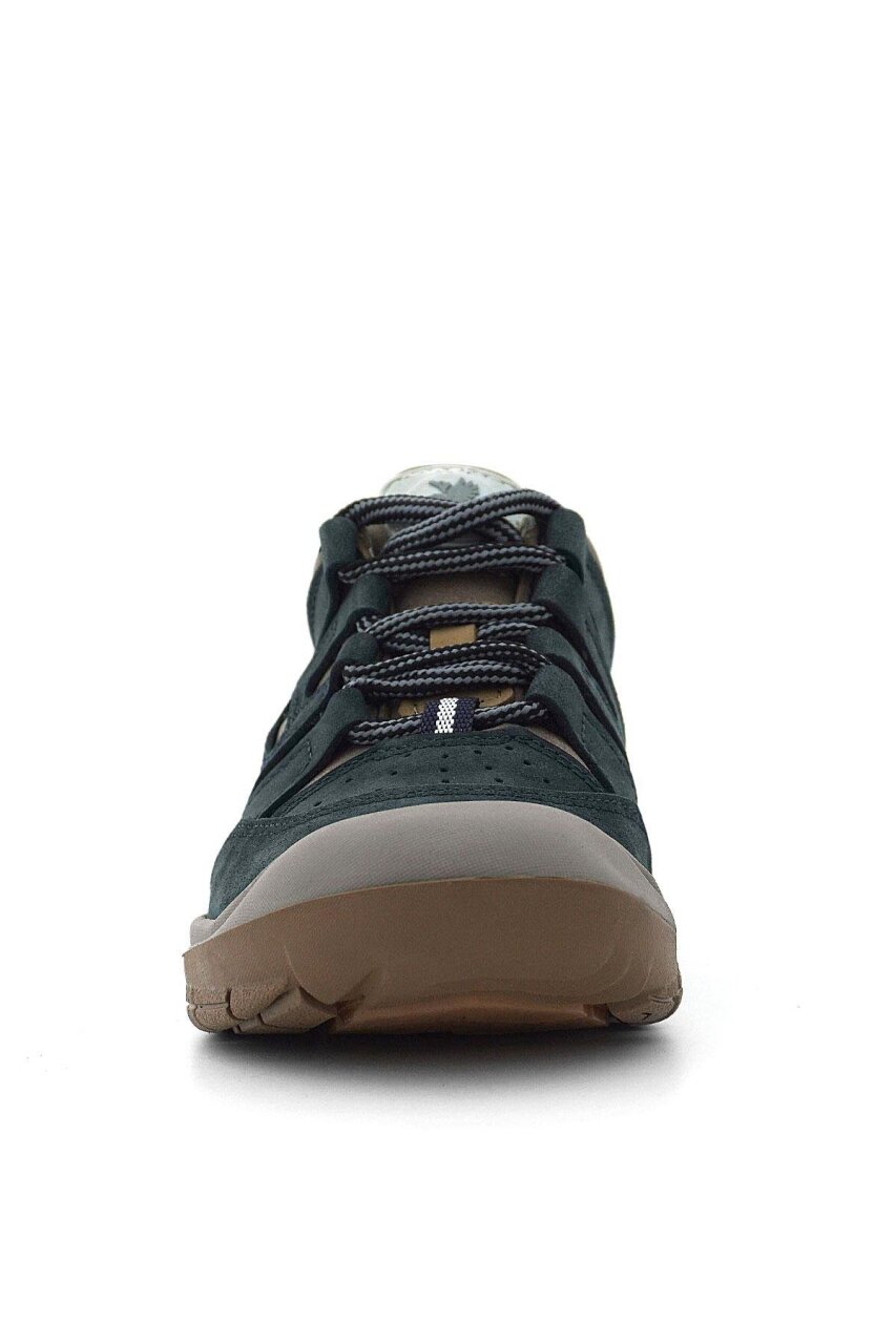 Rakerplus Genuine Leather Navy Blue Sand Lace-up Kids' Outdoor Shoes - 4