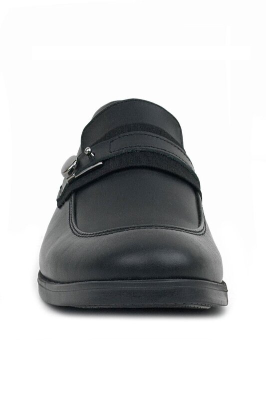 Rakerplus Loafer Hakiki Deri Siyah Klasik Erkek Genç Ayakkabısı - Rakerplus