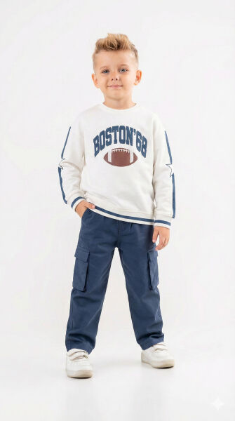 boys 2-piece combination suit 4-13 years old set0402 - ESCABEL