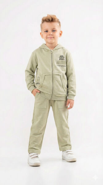 boys 2-piece combination suit 8-14 years set0429 - NK KİDS