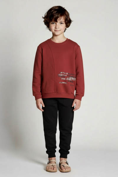 boys 2-piece combination suit 8-14 years old set0438 - NK KİDS