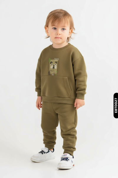 boy's 2-piece combination set 1-4 years old set0444 - NK KİDS