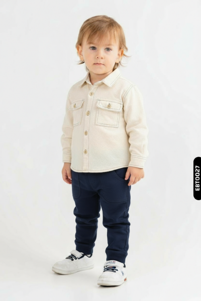 boys 2-piece combination set 1-4 years old set0452 - NK KİDS