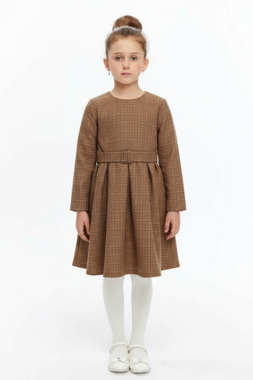 فستان بناتي من عمر 6 إلى 10 سنوات 403 - 7